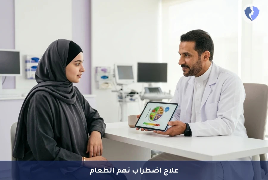 تخلص من نهم الطعام للأبد - جلسة التغذية العلاجية لاضطراب نهم الطعام (BED)