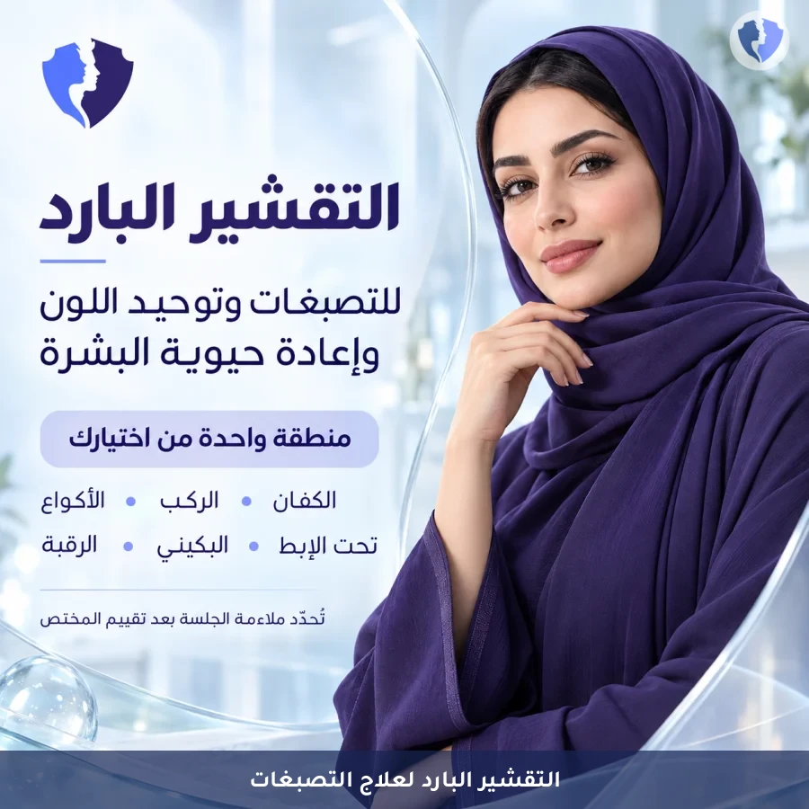 بشرة موحدة ونضرة بالتقشير البارد | جلسة التقشير البارد لتفتيح التصبغات (Cold Peel)