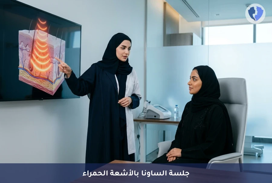 استعد نشاطك بجلسة ساونا متطورة - جلسة الساونا بالأشعة تحت الحمراء (Infrared Sauna)