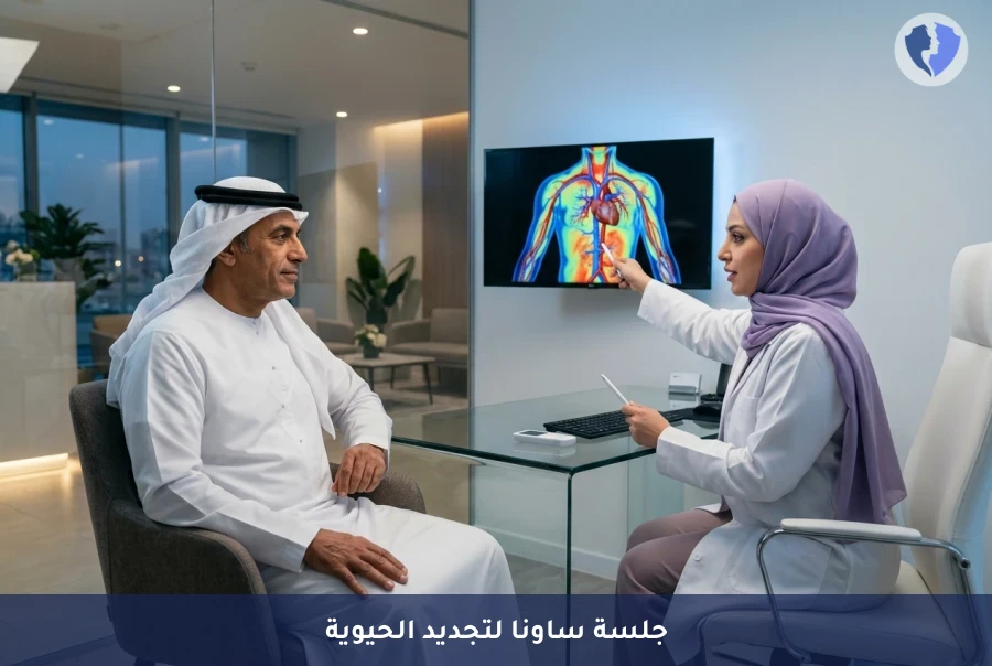 استعد نشاطك بجلسة ساونا متطورة - جلسة الساونا بالأشعة تحت الحمراء (Infrared Sauna)