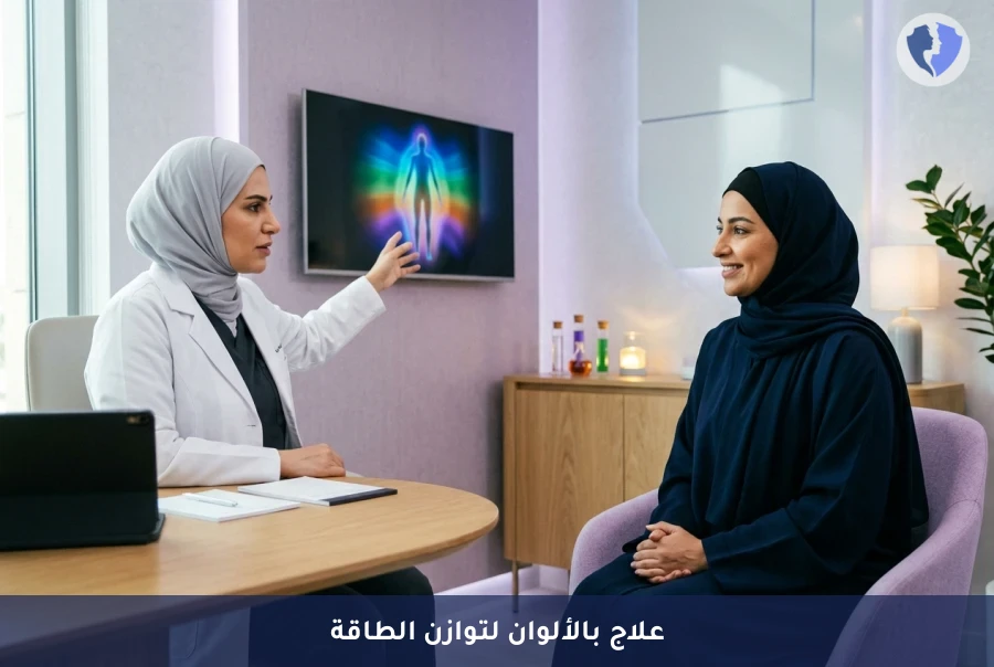 استعد توازنك النفسي بالألوان - جلسة العلاج بالألوان (Chromotherapy)