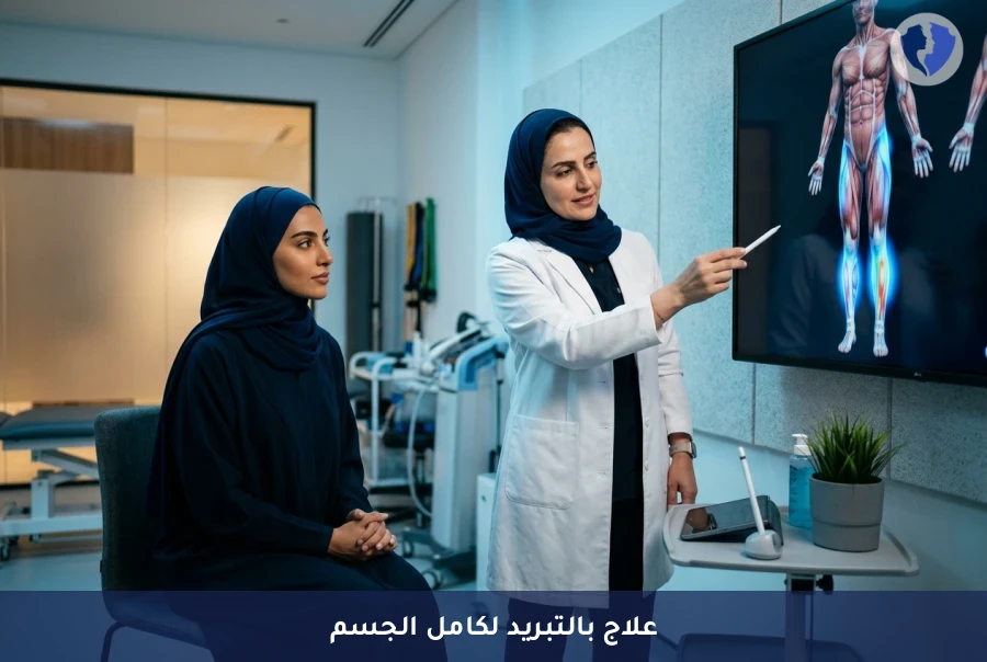 استعد حيويتك بالتبريد العميق - جلسة العلاج بالتبريد لكامل الجسم (Cryotherapy)