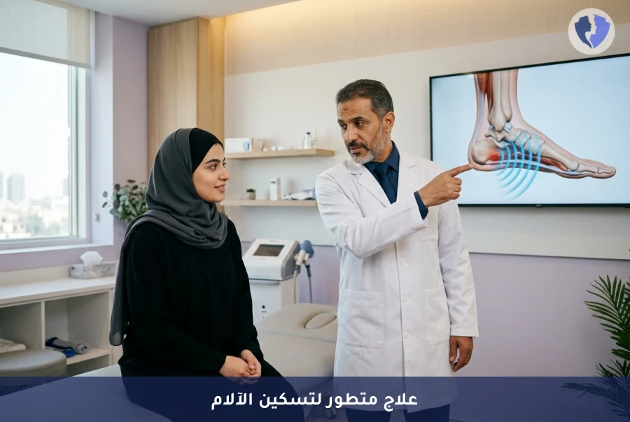 تخلص من آلام المفاصل المزمنة - جلسة العلاج بالموجات التصادمية (ESWT)
