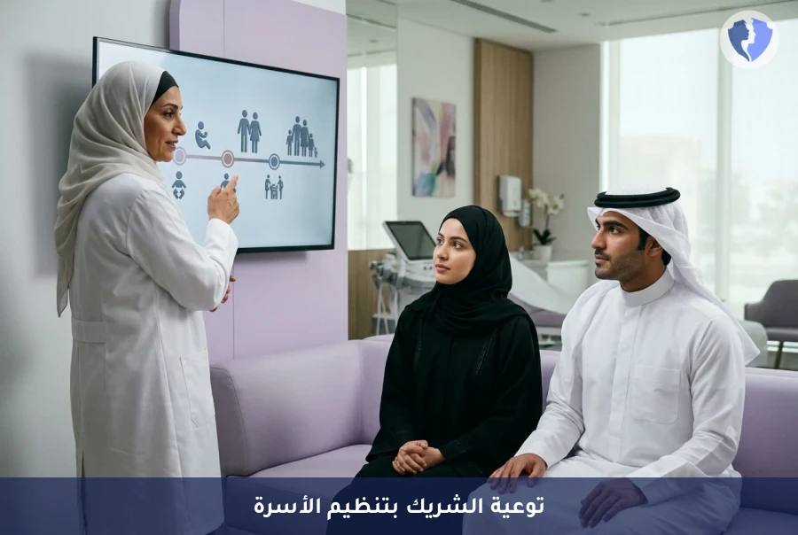 شاركها القرار لصحة أسرتك - جلسة تثقيف الشريك حول تنظيم الأسرة