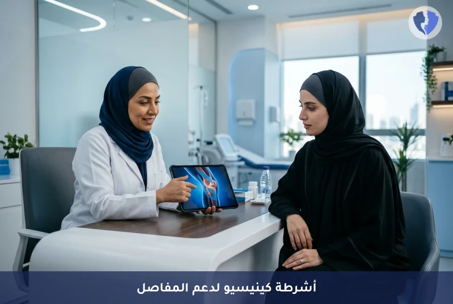 دعم مفاصلك بحرية وأمان - جلسة تطبيق الأشرطة اللاصقة الطبية (Kinesio Taping)