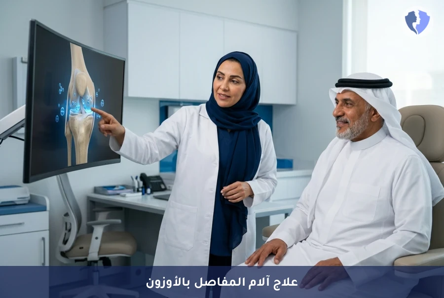 تخلص من آلام المفاصل بالأوزون - جلسة حقن الأوزون داخل المفصل