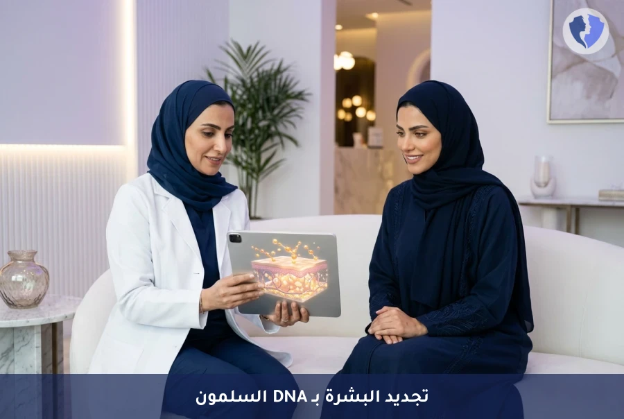 استعيدي نضارة وشباب بشرتكِ - جلسة حقن البولينيوكليوتيد (DNA السلمون)