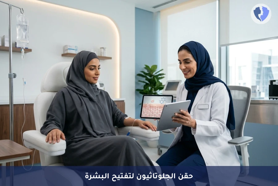 بشرة أكثر إشراقاً ونضارة - جلسة حقن الجلوتاثيون الوريدية (Glutathione IV)