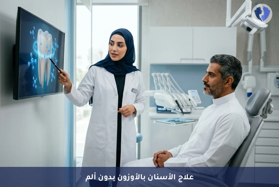 تعقيم الأسنان بالأوزون المتطور - جلسة علاج الأسنان بالأوزون (Ozone Therapy)