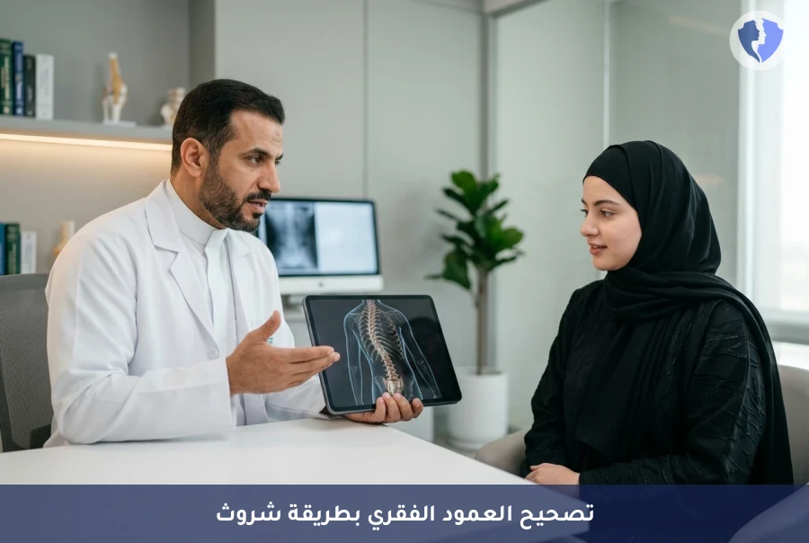 صحح قوامك مع طريقة شروث - جلسة علاج انحراف العمود الفقري (طريقة شروث)