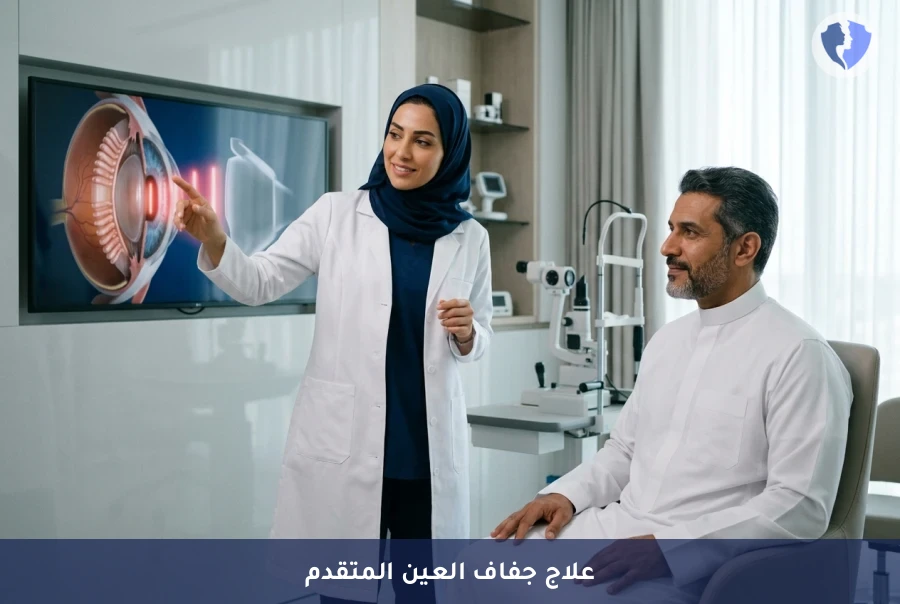 وداعاً لجفاف العين المزمن - جلسة علاج جفاف العين بالنبض الضوئي المكثف (IPL)
