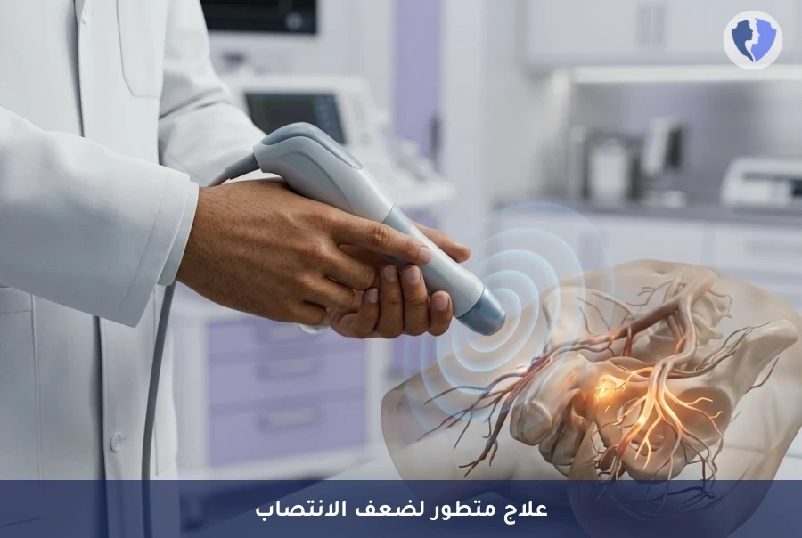 استعد حيويتك وثقتك الزوجية - جلسة علاج ضعف الانتصاب بالموجات التصادمية (Li-ESWT)