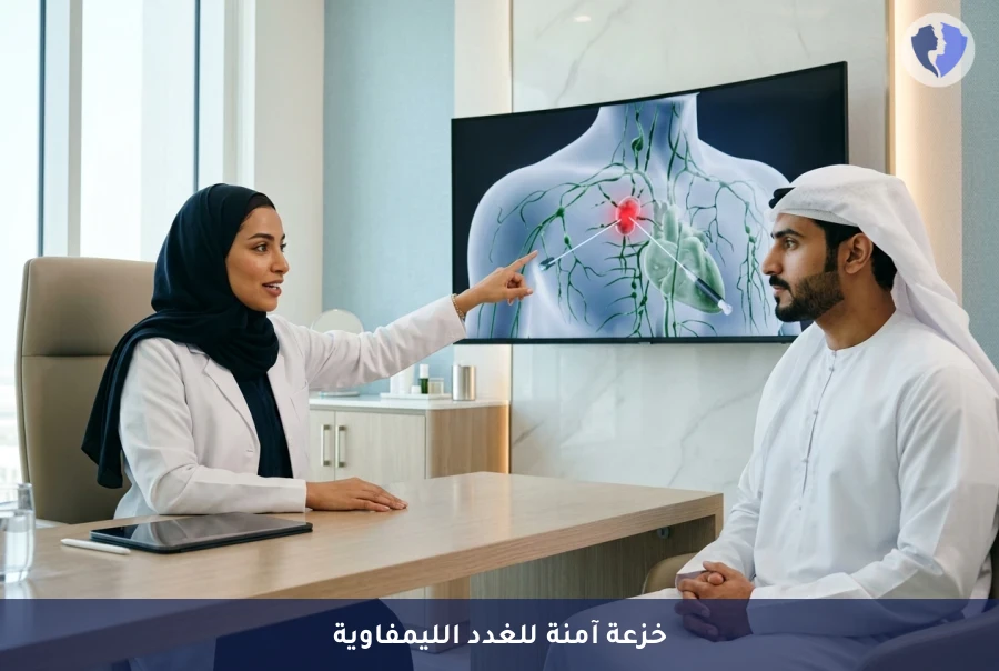 فحص دقيق للغدد الليمفاوية بالسونار - خزعة الغدد الليمفاوية بالإبرة الرفيعة (FNA) تحت إشراف السونار