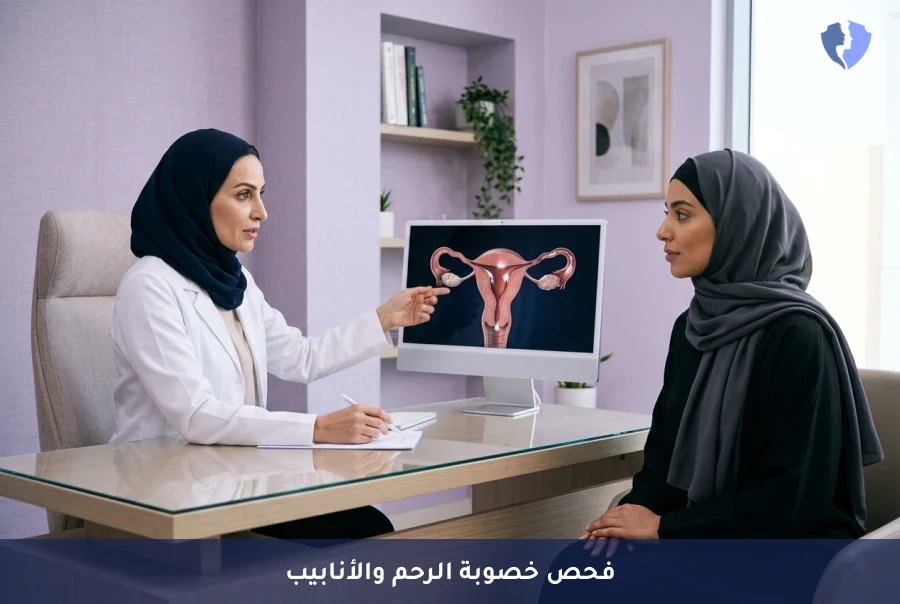 افحصي كفاءة قنوات فالوب بدقة - سونار الرحم والأنابيب بالتباين (HyCoSy)