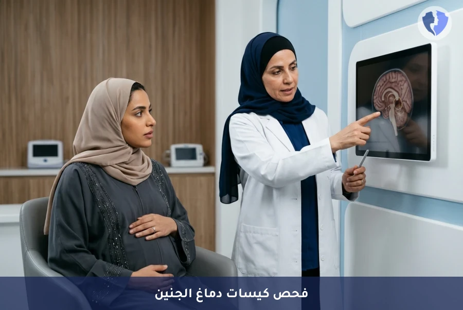 اطمئني على صحة دماغ جنينك - سونار فحص الضفيرة المشيمية للدماغ عند الجنين (CPC)