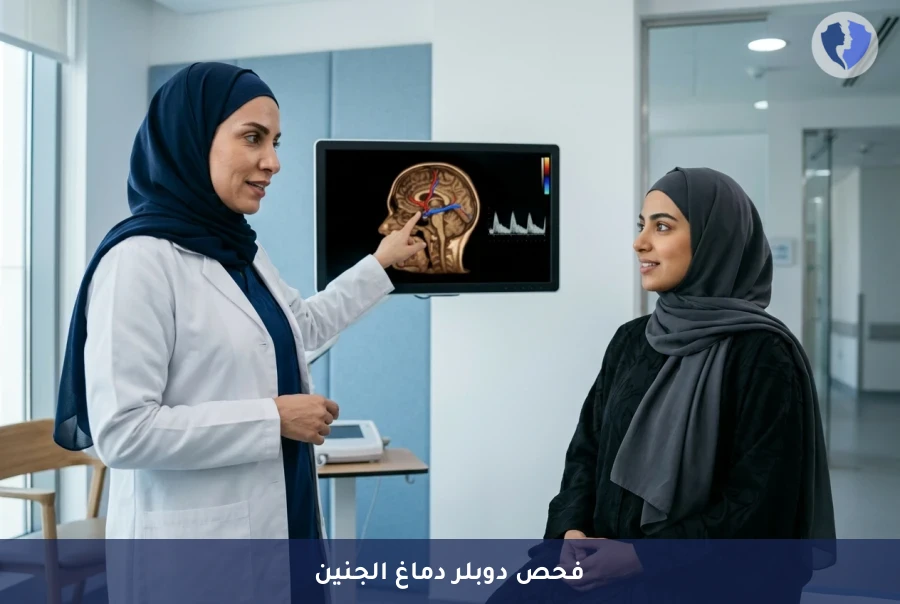 اطمئني على صحة جنينك بدقة - سونار فحص دوبلر الشريان الدماغي الأوسط للجنين (MCA)