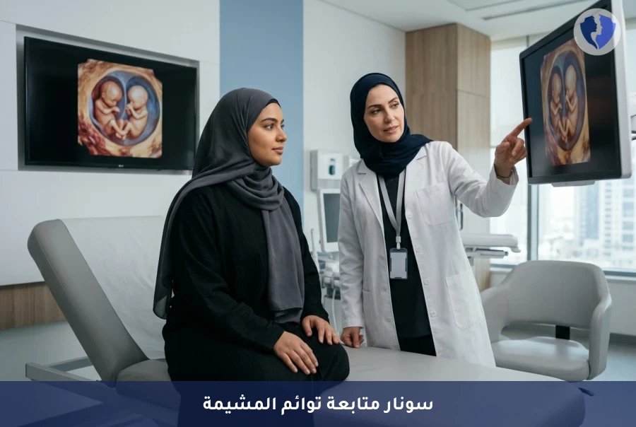 احمي توأمك بمتابعة دقيقة وآمنة - سونار مراقبة متلازمة نقل الدم بين التوائم (TTTS)