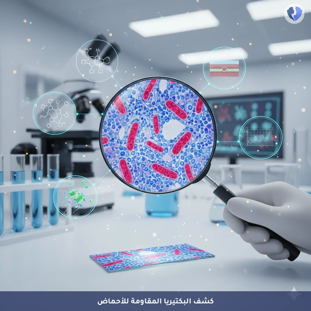 فحص بكتيريا الدرن (ZN) - صبغة زيل-نيلسن (ZN)