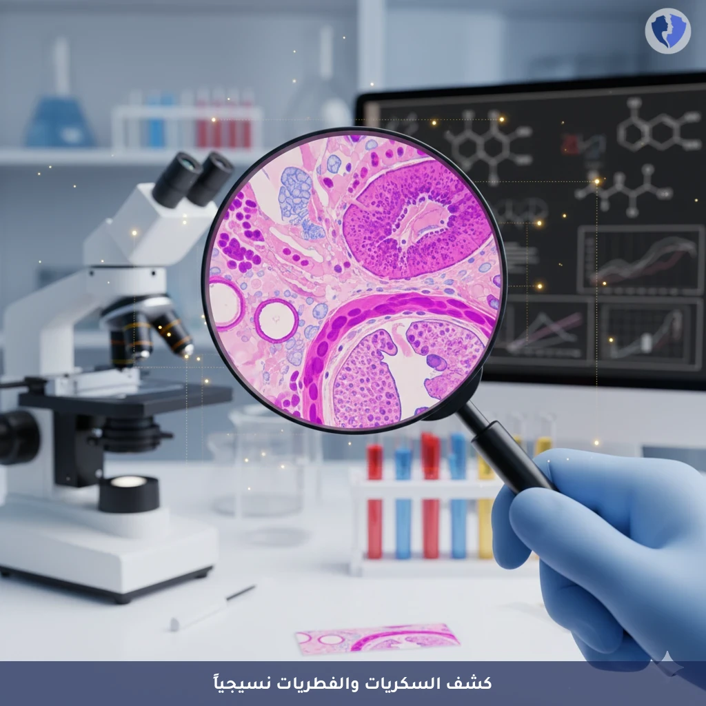 صبغة الكشف عن السكريات - صبغة شيف بحمض البيروديك (PAS)