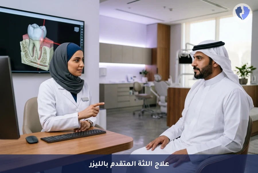 استعد صحة لثتك بدون جراحة - علاج التهاب اللثة المتقدم بالليزر (LANAP)