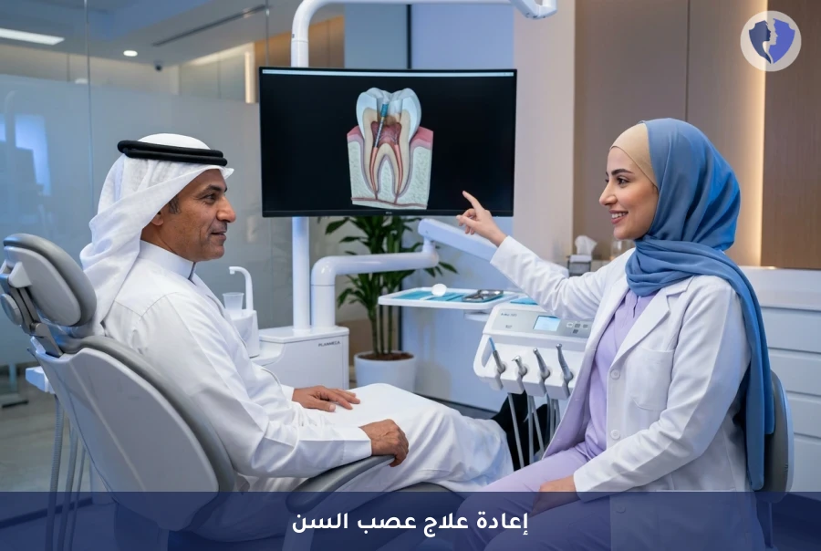 أنقذ سنك بإعادة علاج العصب - عملية إعادة علاج العصب (Endodontic Retreatment)