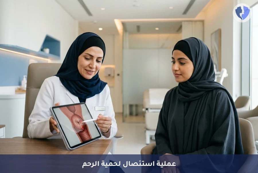 إزالة لحمية عنق الرحم بأمان ودقة - عملية استئصال لحمية عنق الرحم (Cervical Polypectomy)