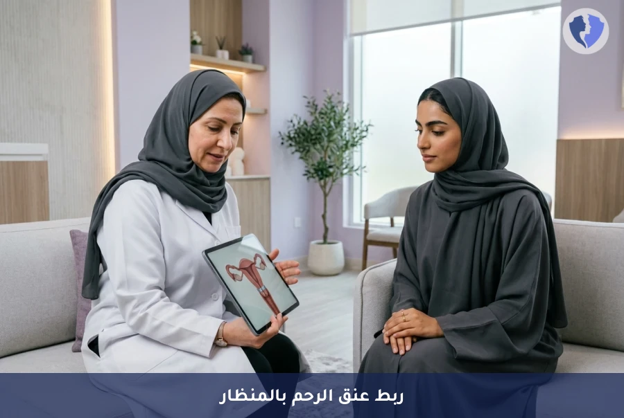 حل دائم لعنق الرحم الضعيف - عملية ربط عنق الرحم بالمنظار قبل الحمل (Laparoscopic Pre-conceptional Cerclage)