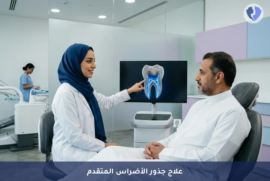 أنقذ أضراسك بعلاج العصب المتطور - عملية علاج عصب الأضراس (جذور متعددة)