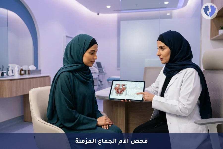 حياة زوجية بلا ألم - فحص أسباب آلام الجماع المزمنة (Dyspareunia)