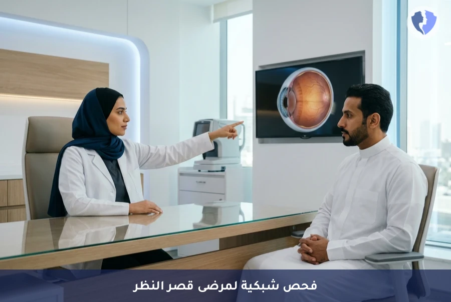 احمِ نظرك من انفصال الشبكية - فحص أطراف الشبكية لمرضى قصر النظر الشديد