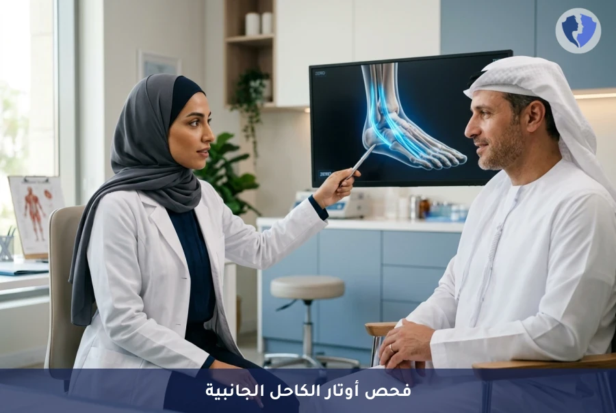 استعد ثبات قدمك وحركتك - فحص أوتار الشظية الجانبية (Peroneal Tendon)
