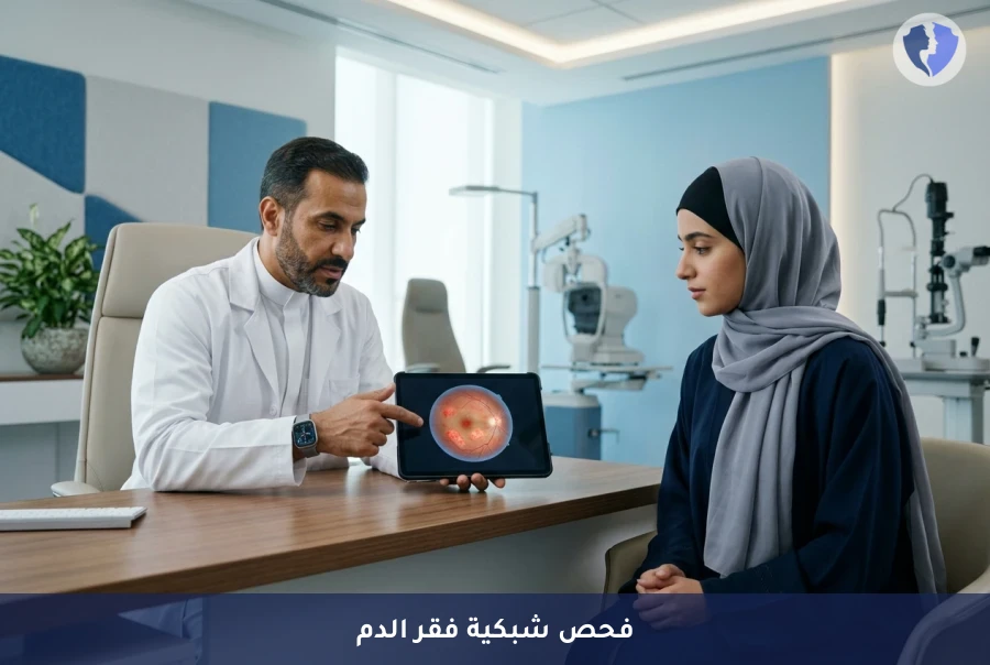 احمِ بصرك من مضاعفات الأنيميا - فحص اعتلال الشبكية بسبب فقر الدم