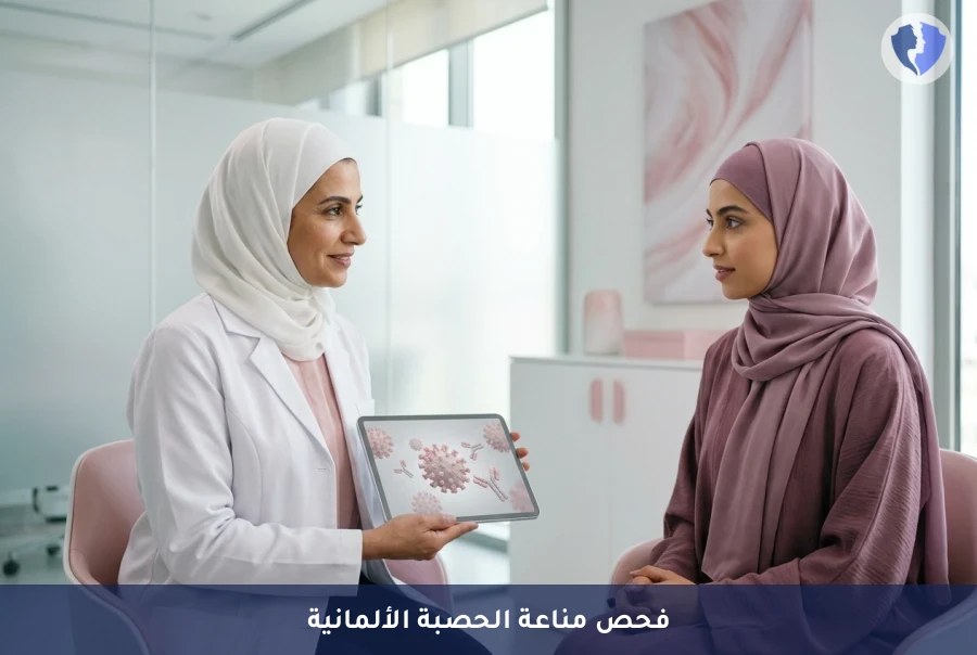 تأكدي من حمايتك ضد الحصبة الألمانية - فحص الأجسام المضادة للحصبة الألمانية (Rubella IgG)