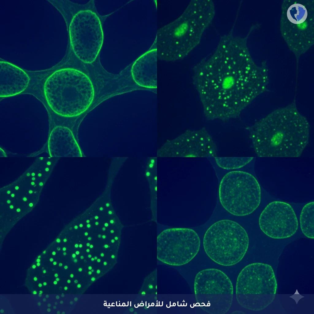 فحص الأجسام المضادة النووية الشامل - فحص الأجسام المضادة للمستضدات النووية القابلة للاستخلاص (ENA Panel)