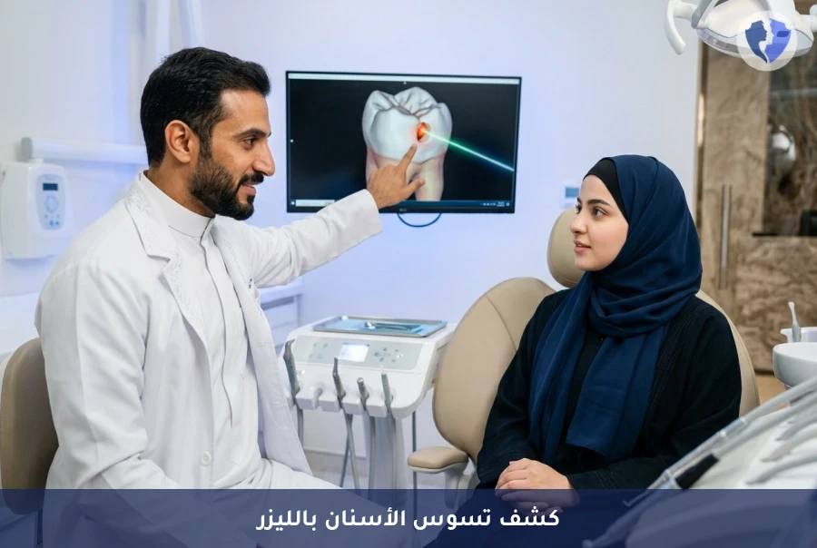 كشف تسوس الأسنان بالليزر - فحص الأسنان بالليزر (Diagnodent)
