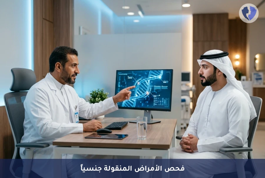 فحص شامل للأمراض المنقولة جنسياً - فحص الأمراض المنقولة جنسياً الشامل بتقنية (PCR)