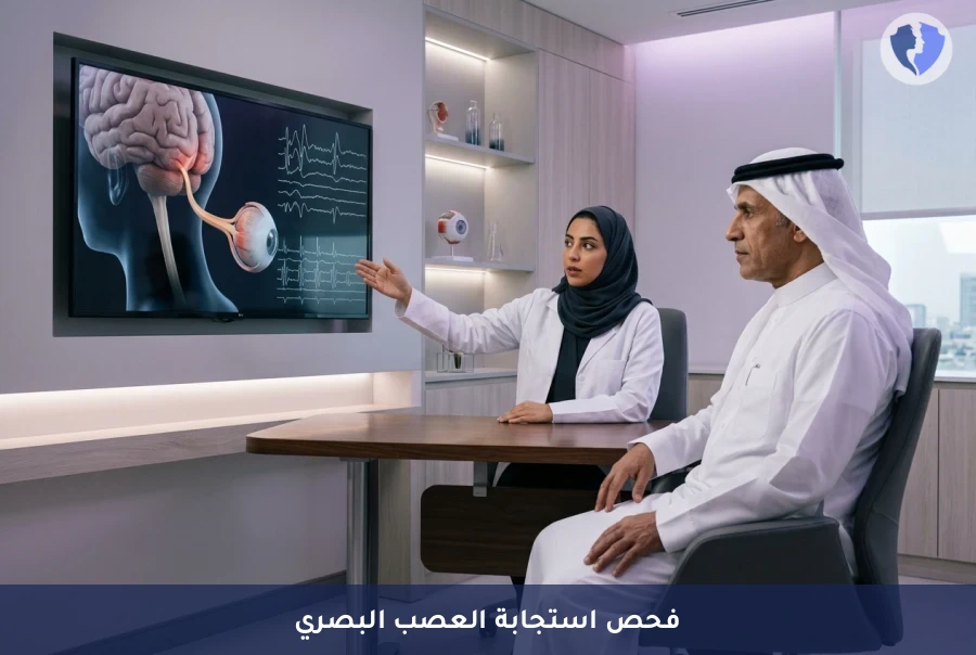 اطمئن على صحة عصبك البصري - فحص الاستجابة العصبية البصرية (VEP)