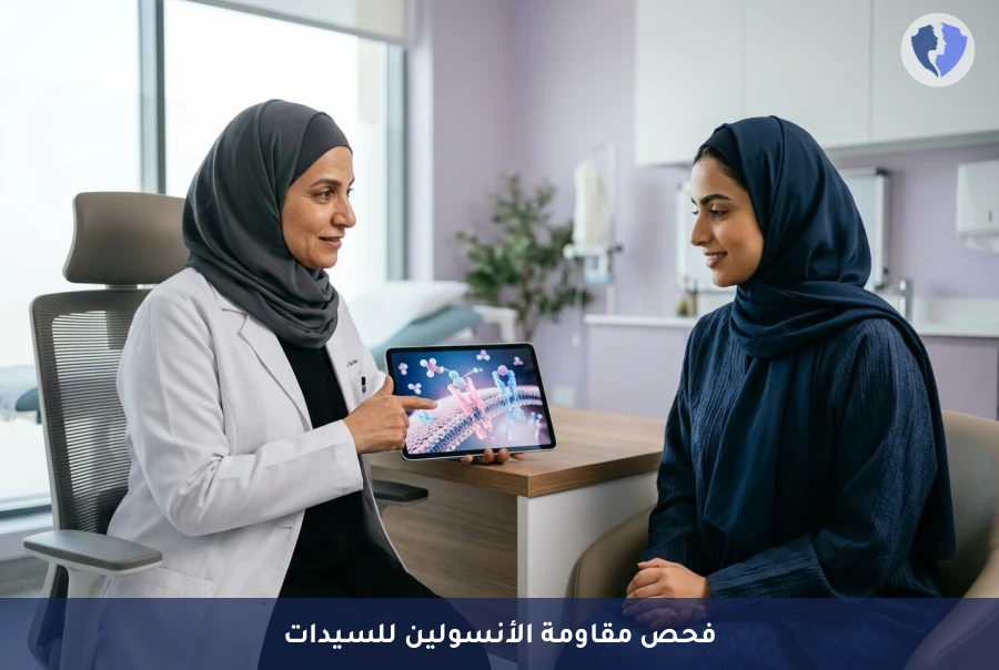 توازني صحياً واهزمي مقاومة الأنسولين - فحص التمثيل الغذائي للسيدات (HOMA-IR)