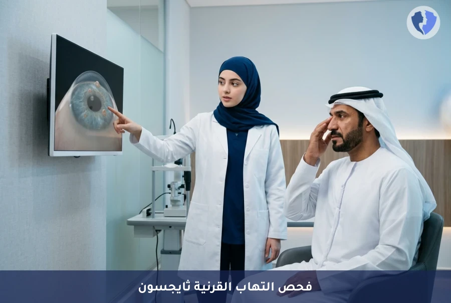 استعد راحة عينيك الآن - فحص التهاب القرنية النقطي السطحي (ثايجسون)