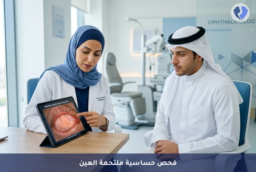 راحة عينيك من تهيج العدسات - فحص التهاب الملتحمة الحليمي العملاق (GPC)