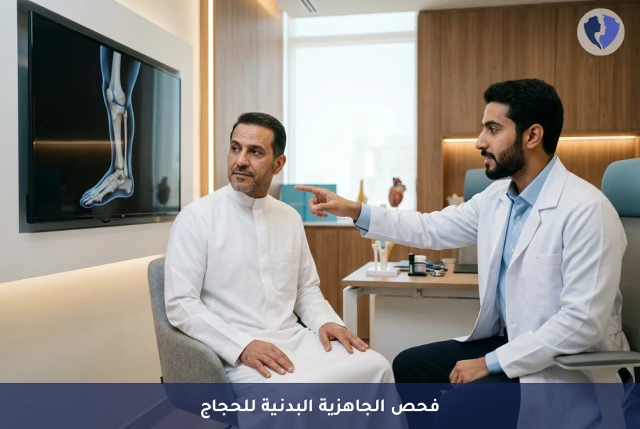 استعد لمناسكك بصحة وقوة - فحص الجاهزية الحركية والعضلية للحجاج والمعتمرين
