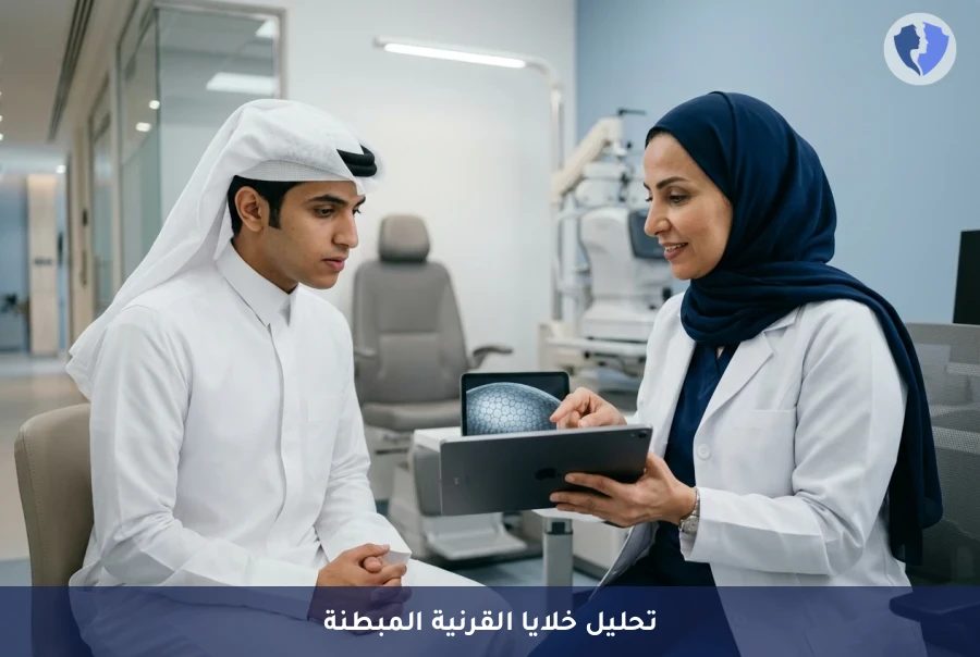 اطمئن على سلامة قرنية عينك - فحص الخلايا المبطنة للقرنية (Specular Microscopy)