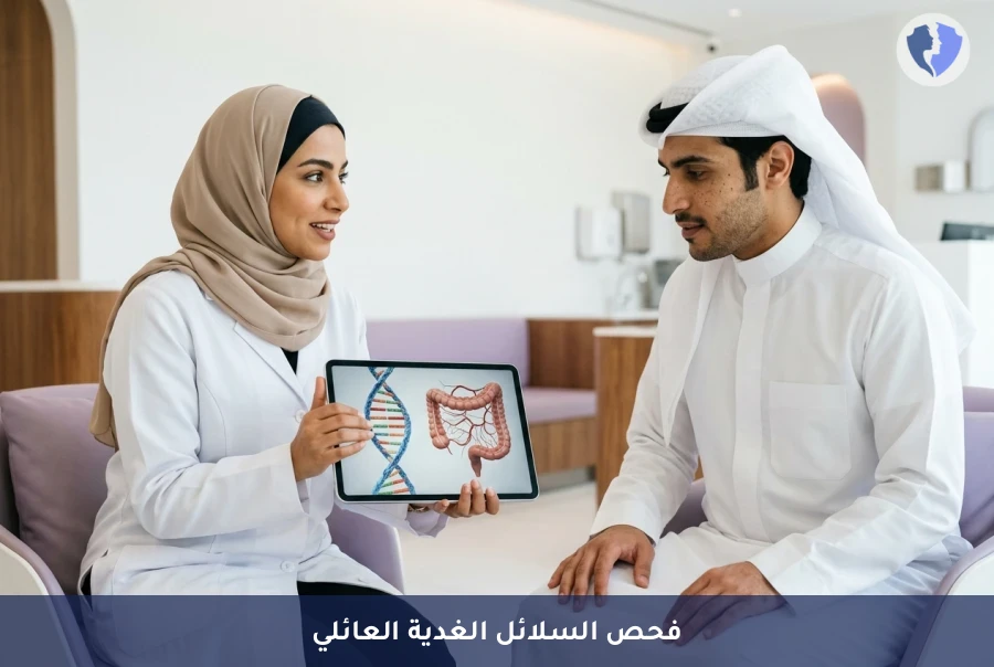 احمِ عائلتك من سرطان القولون - فحص السلائل الغدية العائلي (FAP) والكشف الجيني (APC)