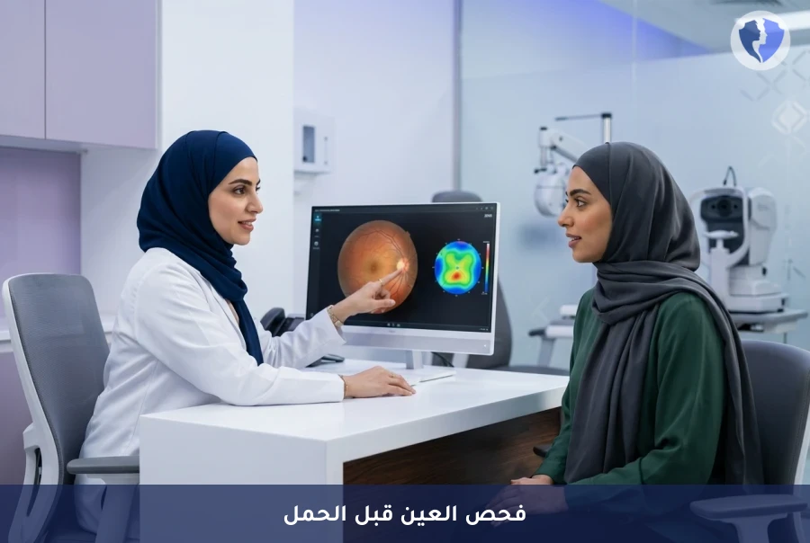 اطمئني على صحة عينيكِ قبل الحمل - فحص العين الشامل قبل الحمل