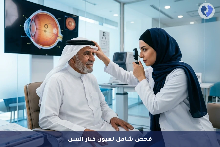 باقة العناية المتكاملة لعيون كبار السن - فحص العيون الشامل لكبار السن