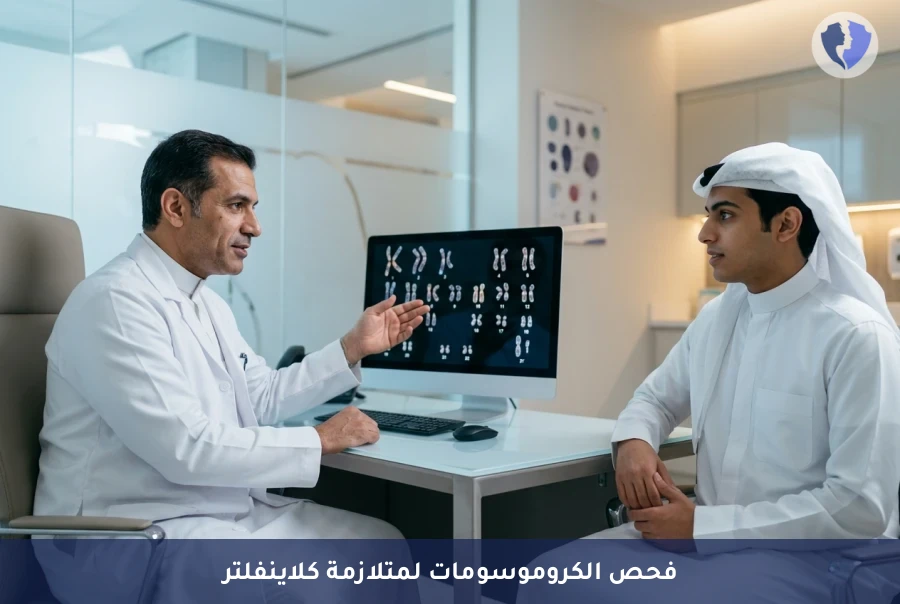 اطمئن على خصوبتك وصحتك الهرمونية - فحص النمط النووي لتشخيص متلازمة كلاينفلتر (Karyotyping)
