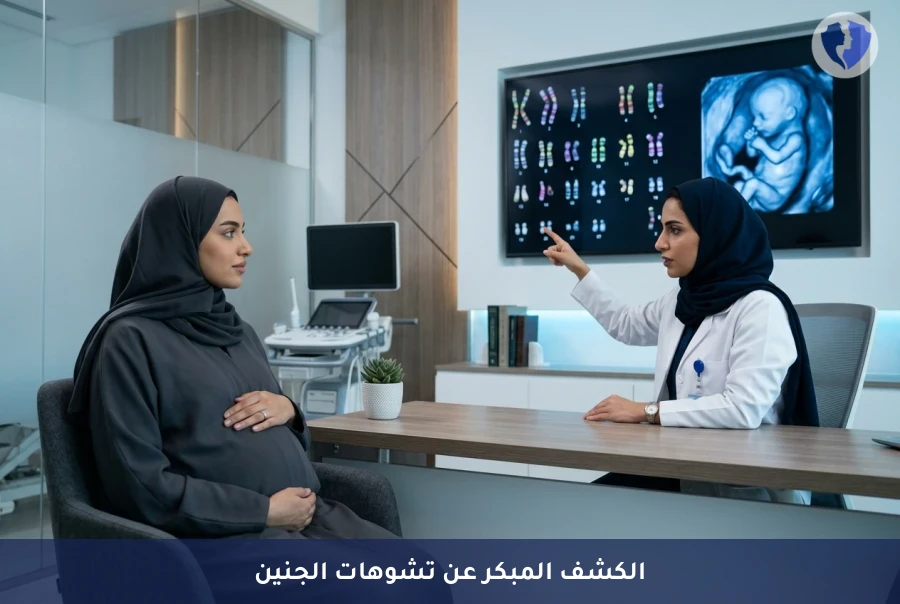 اطمئني على صحة جنينك بفحص الكروموسومات الدقيق - فحص النمط النووي لصبغيات الجنين (Amniocentesis)