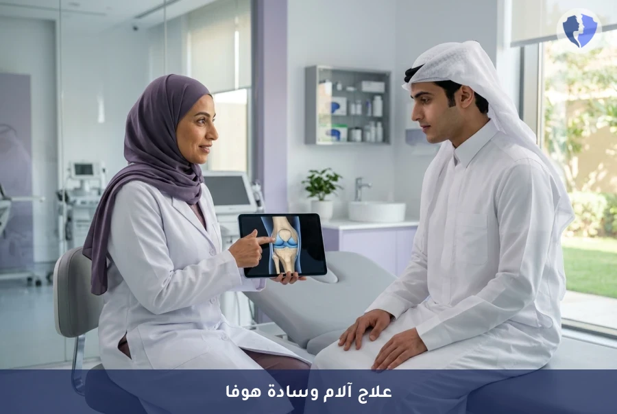 تخلص من آلام الركبة الأمامية - فحص انحشار وسادة هوفا الدهنية (Hoffa's Fat Pad)