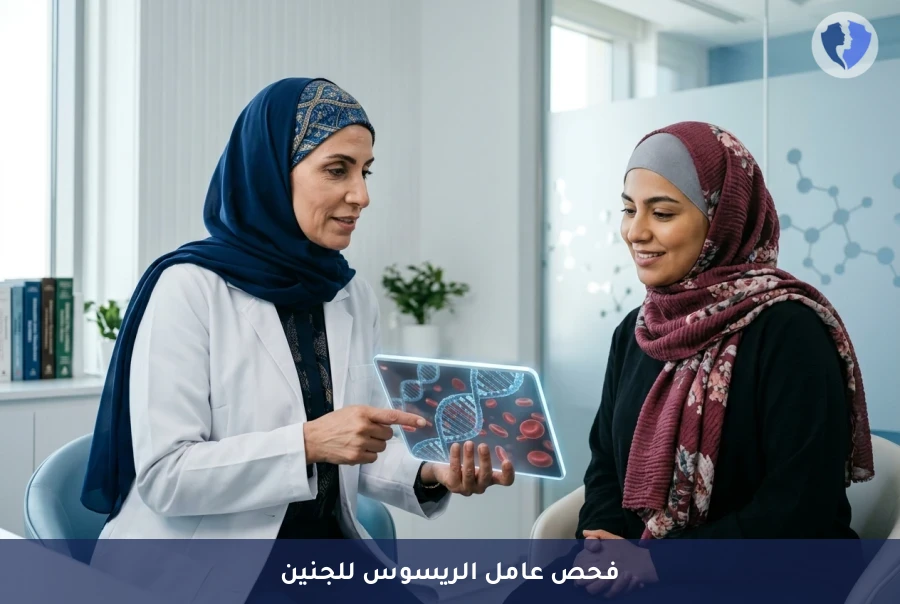 اطمئني على فصيلة جنينك - فحص تحديد عامل الريسوس للجنين (RHD) من دم الأم