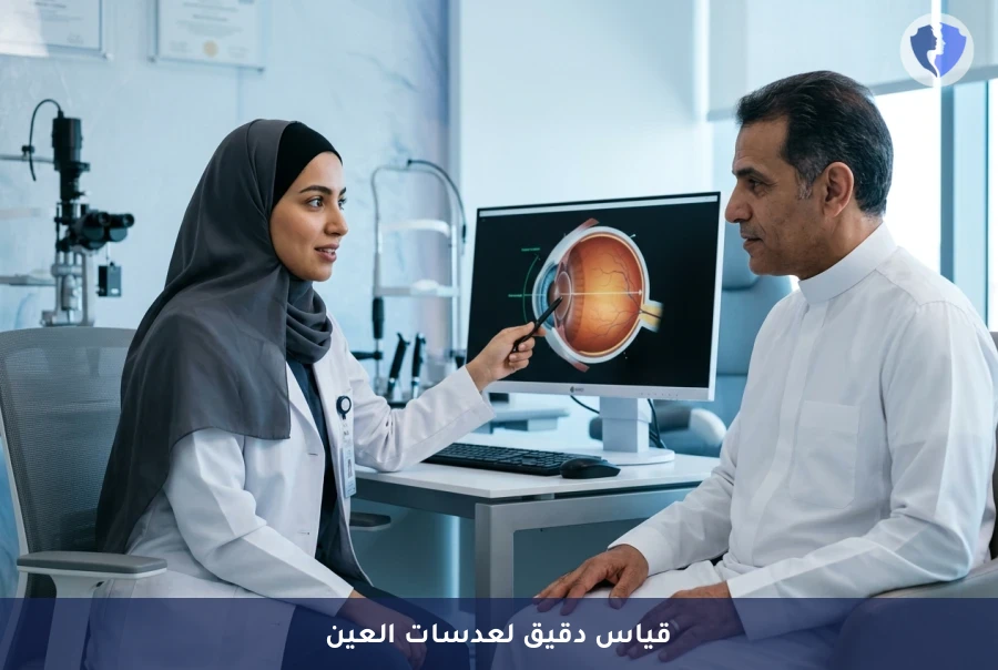 دقة مثالية لزراعة عدسات العين - فحص تحديد مقاس العدسات المزروعة (Biometry)